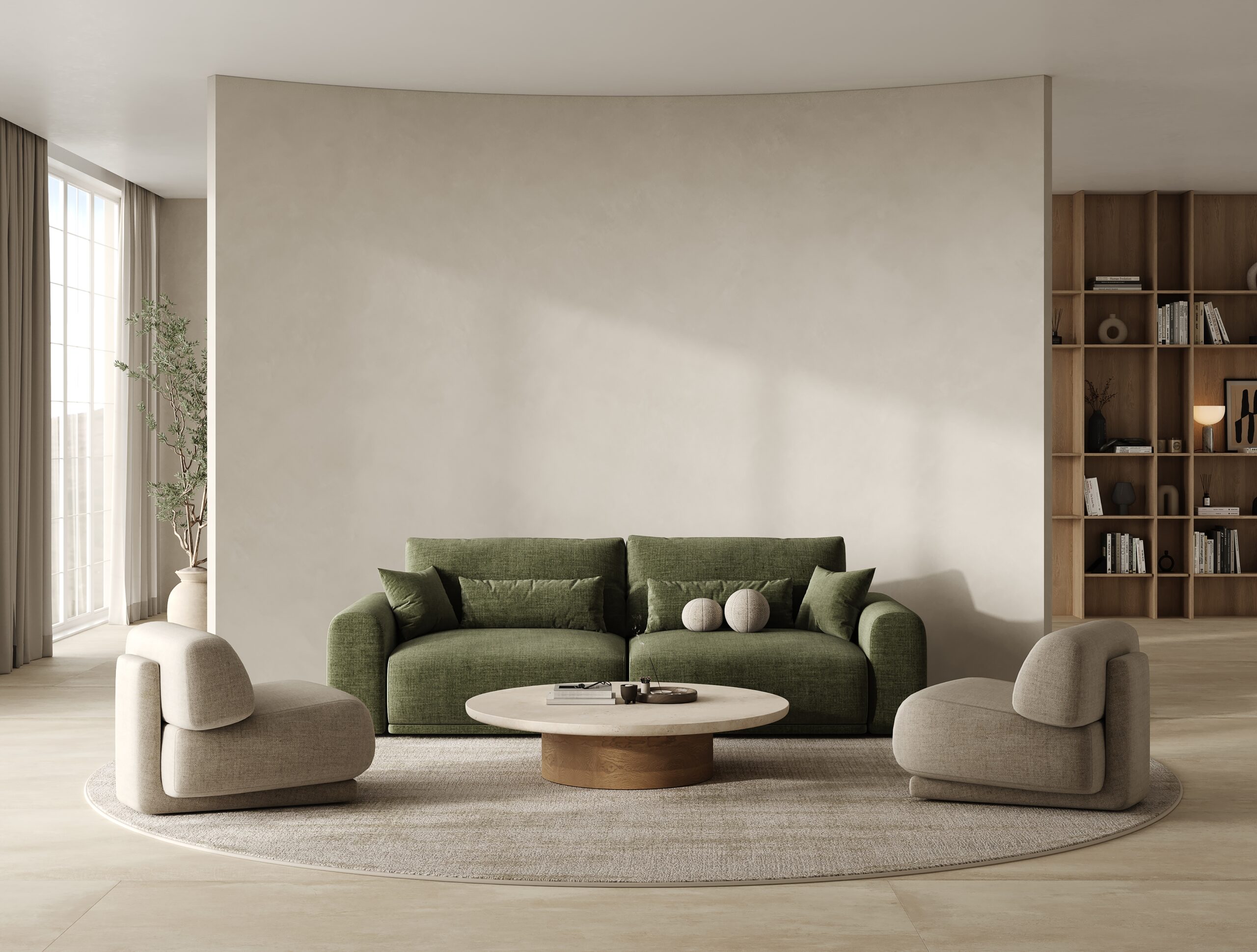 living room arrangement