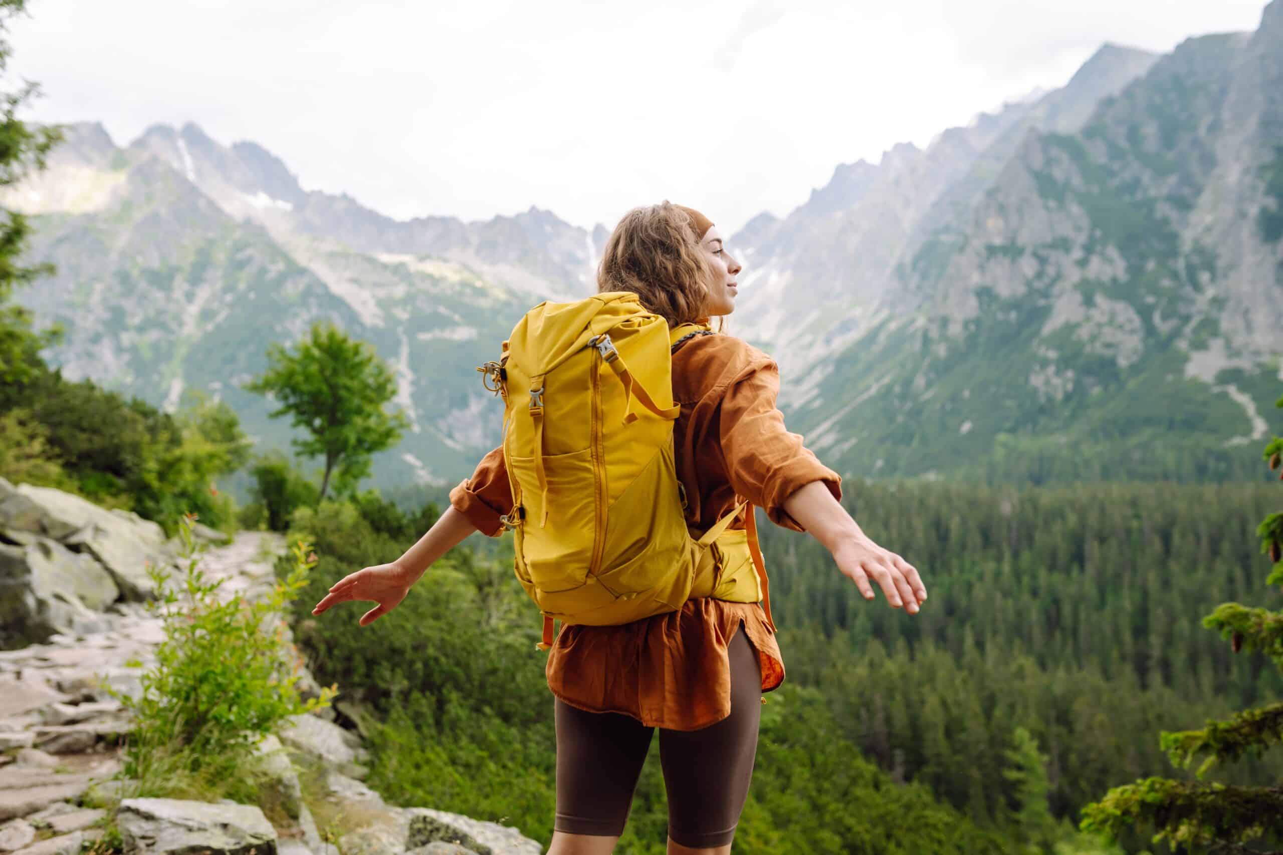 woman in nature